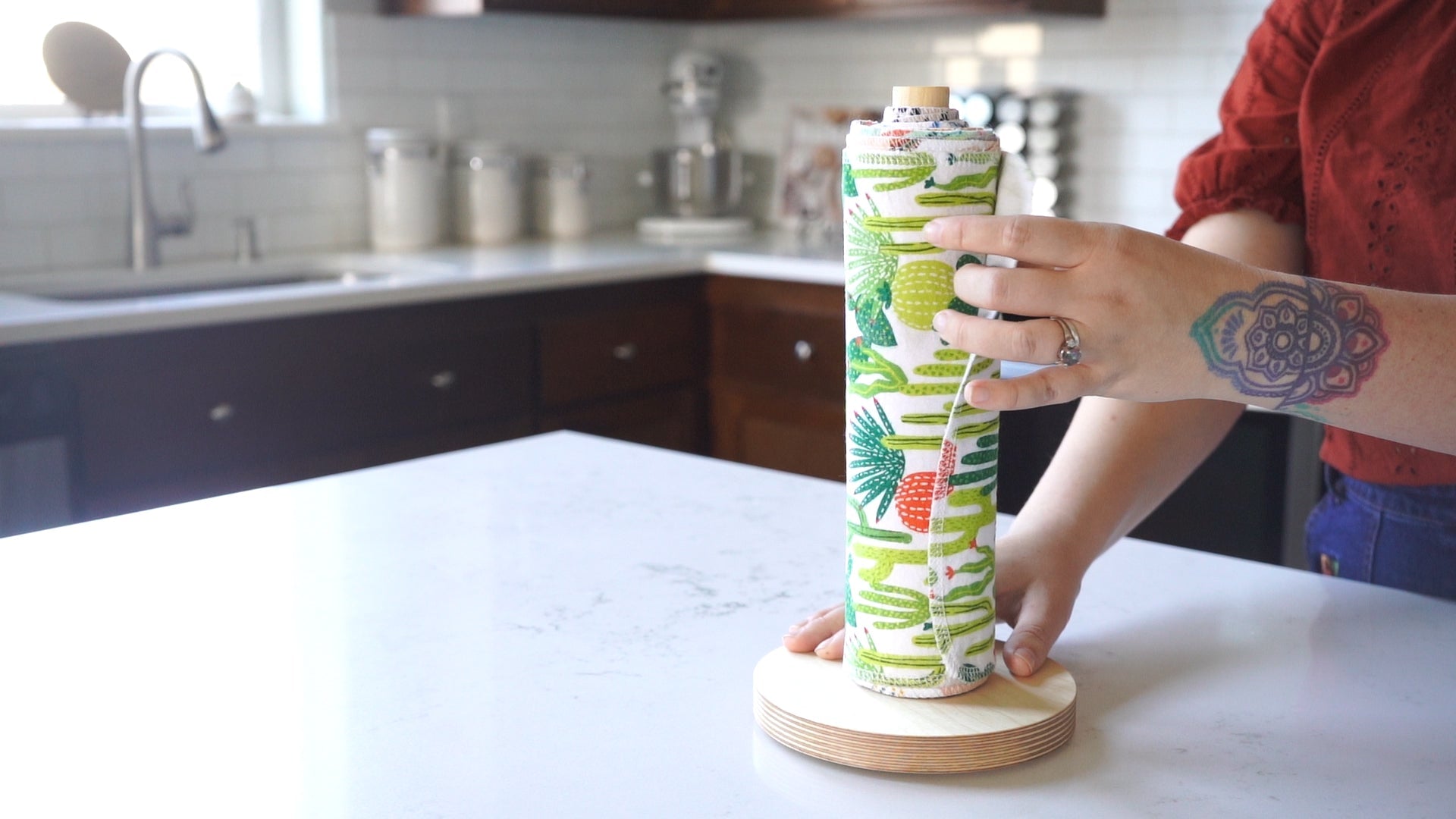 Reusable Paper Towel | Bamboo Eco Kitchen Roll | Heavy duty & White