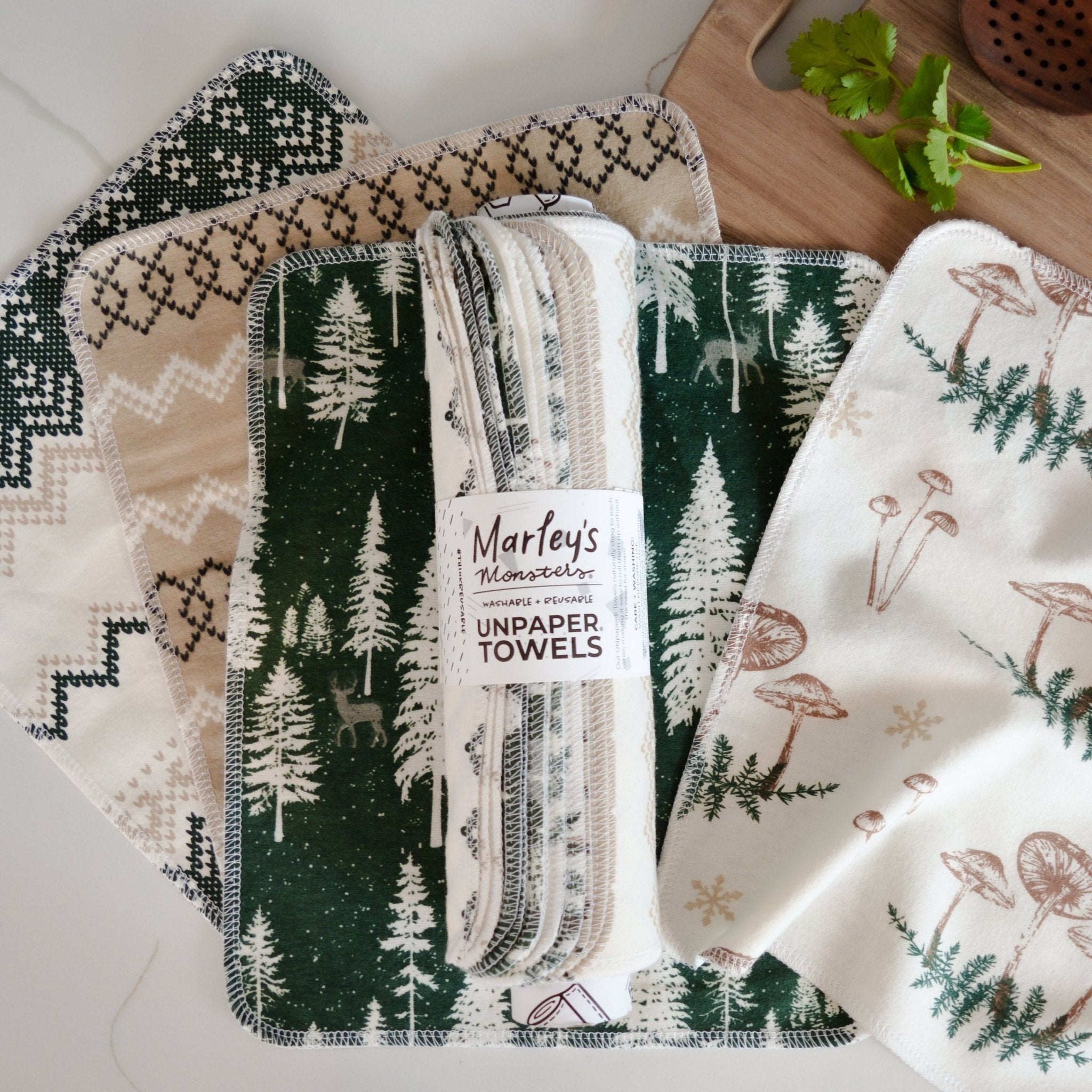 Unpaper Towel Roll 12 -Fall Pack - Gilded | Marley's Monsters