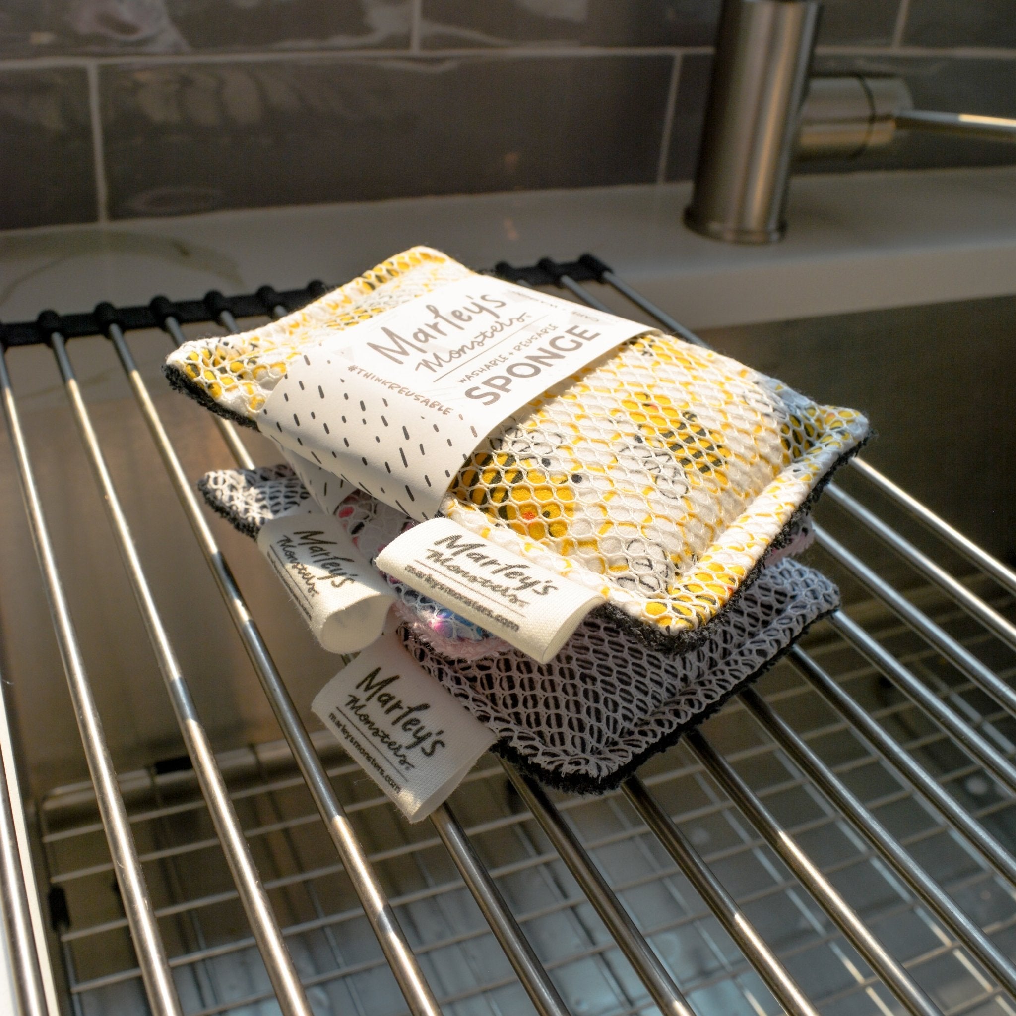 Dish Wash Net Mesh Cloth Durable Non-Scratch Dish Rags for Washing Dishes  Quick Dry Dish Sponges for Washing Dishes 