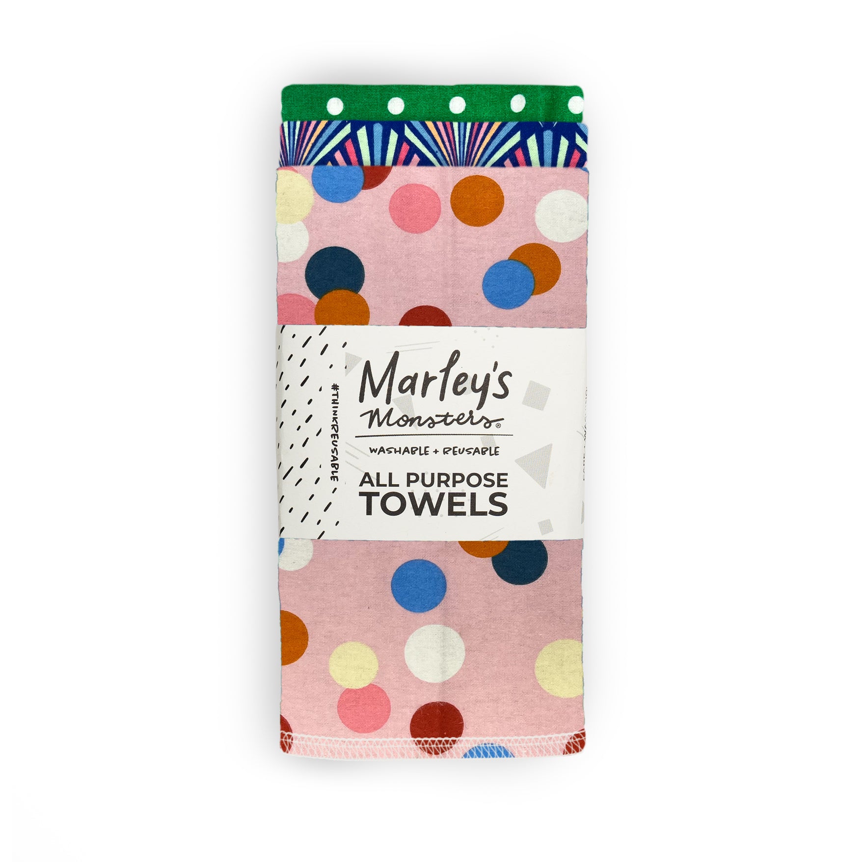 All-Purpose Towels: Mixed Prints 3 Count Pack