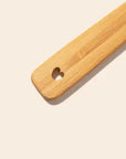 Heart-Shaped Bamboo Kitchen Spoon