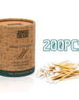 Bamboo and Organic Cotton Eco Swabs: 200 Count