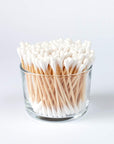 Bamboo and Organic Cotton Eco Swabs: 200 Count