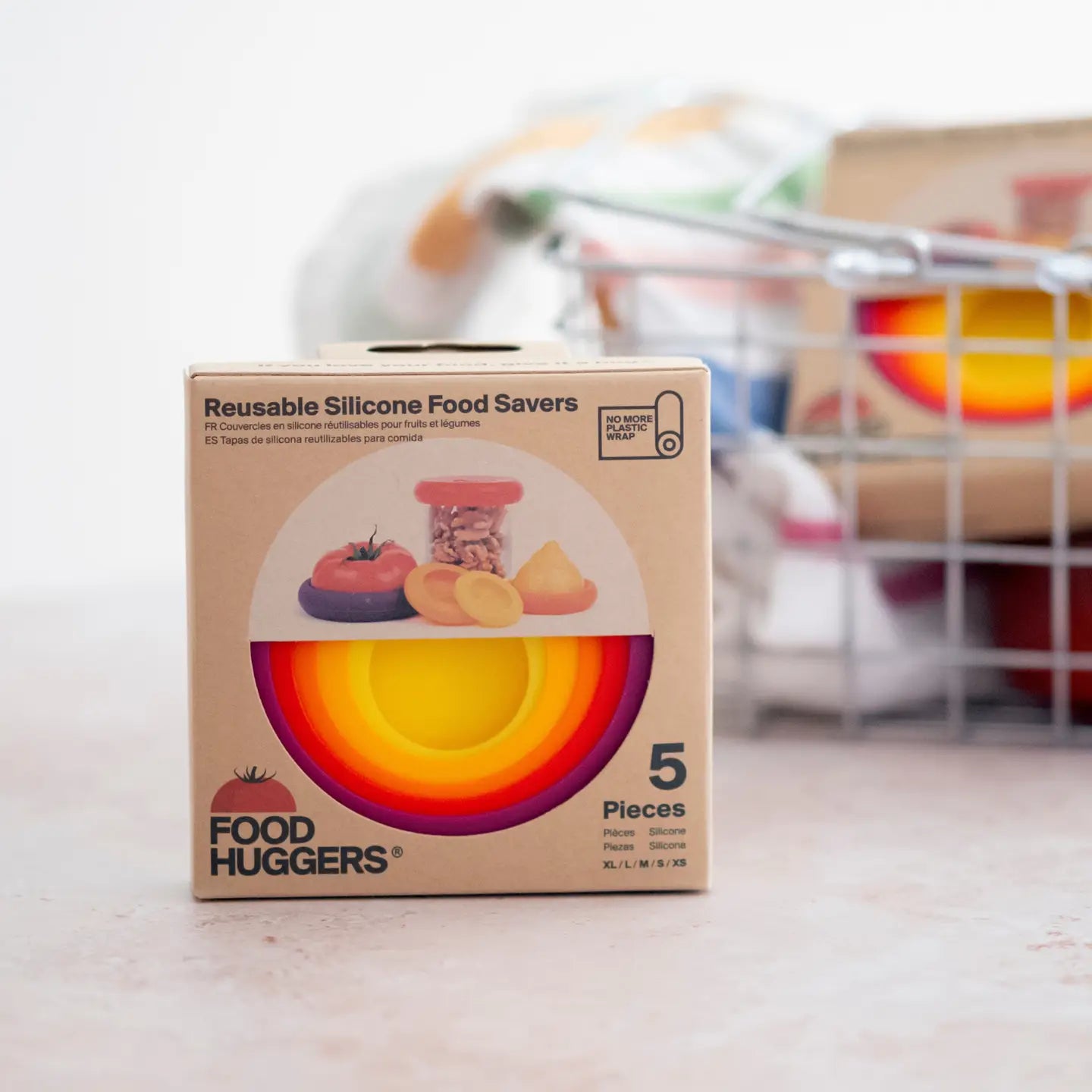 Food Huggers: Set of 5 Plastic Free Food Covers