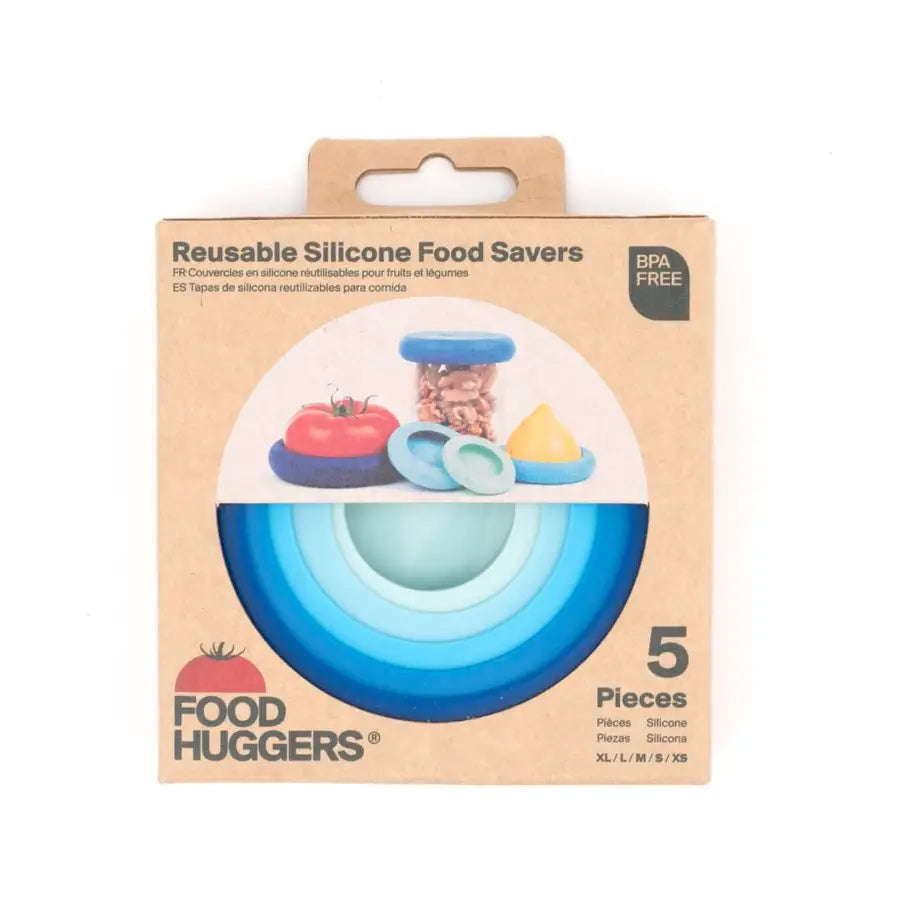 Food Huggers: Set of 5 Plastic Free Food Covers