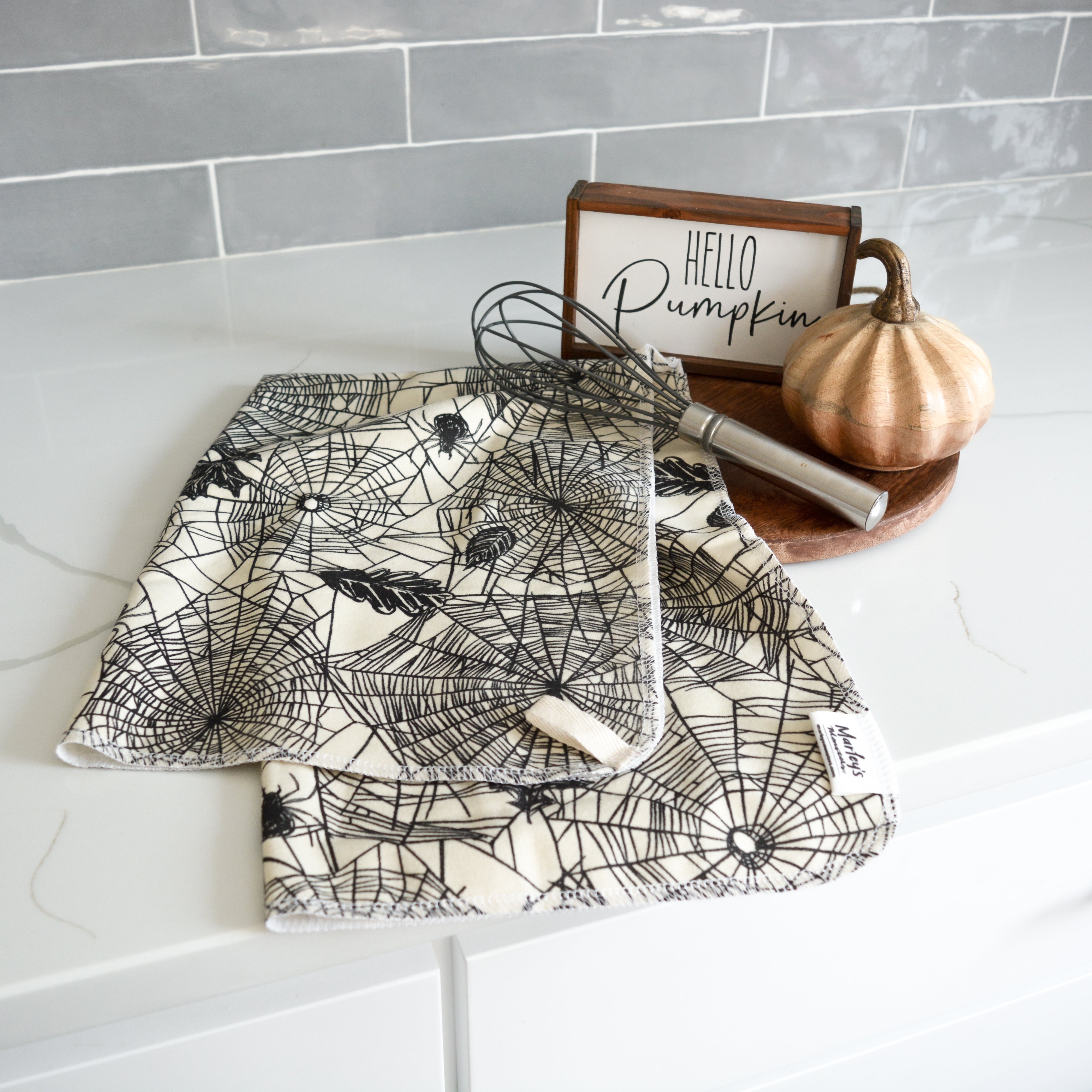 Kitchen Tea Towel: Spooky Spirit Prints