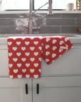 Kitchen Tea Towel: Valentine's Day Prints