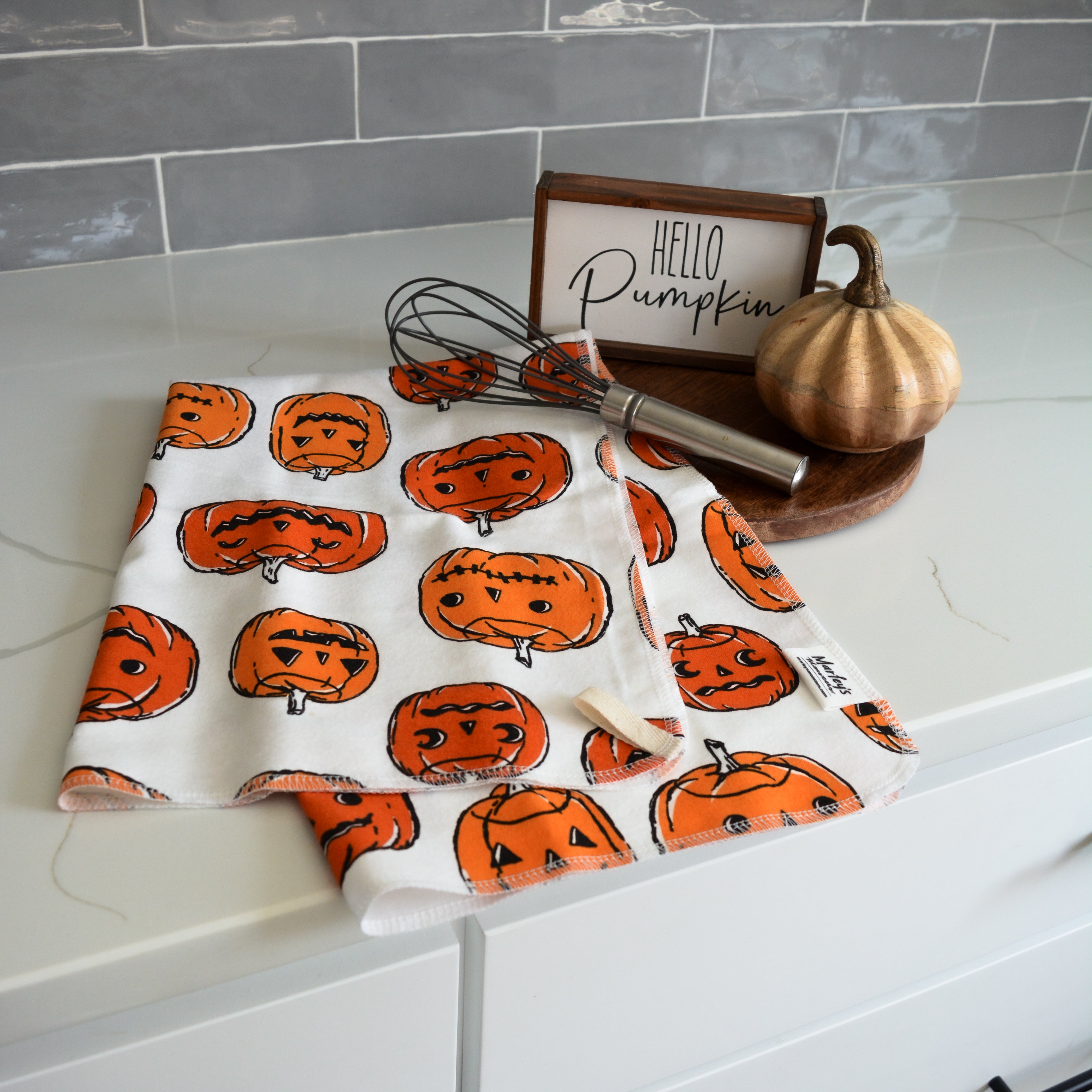 Kitchen Tea Towel: Spooky Spirit Prints