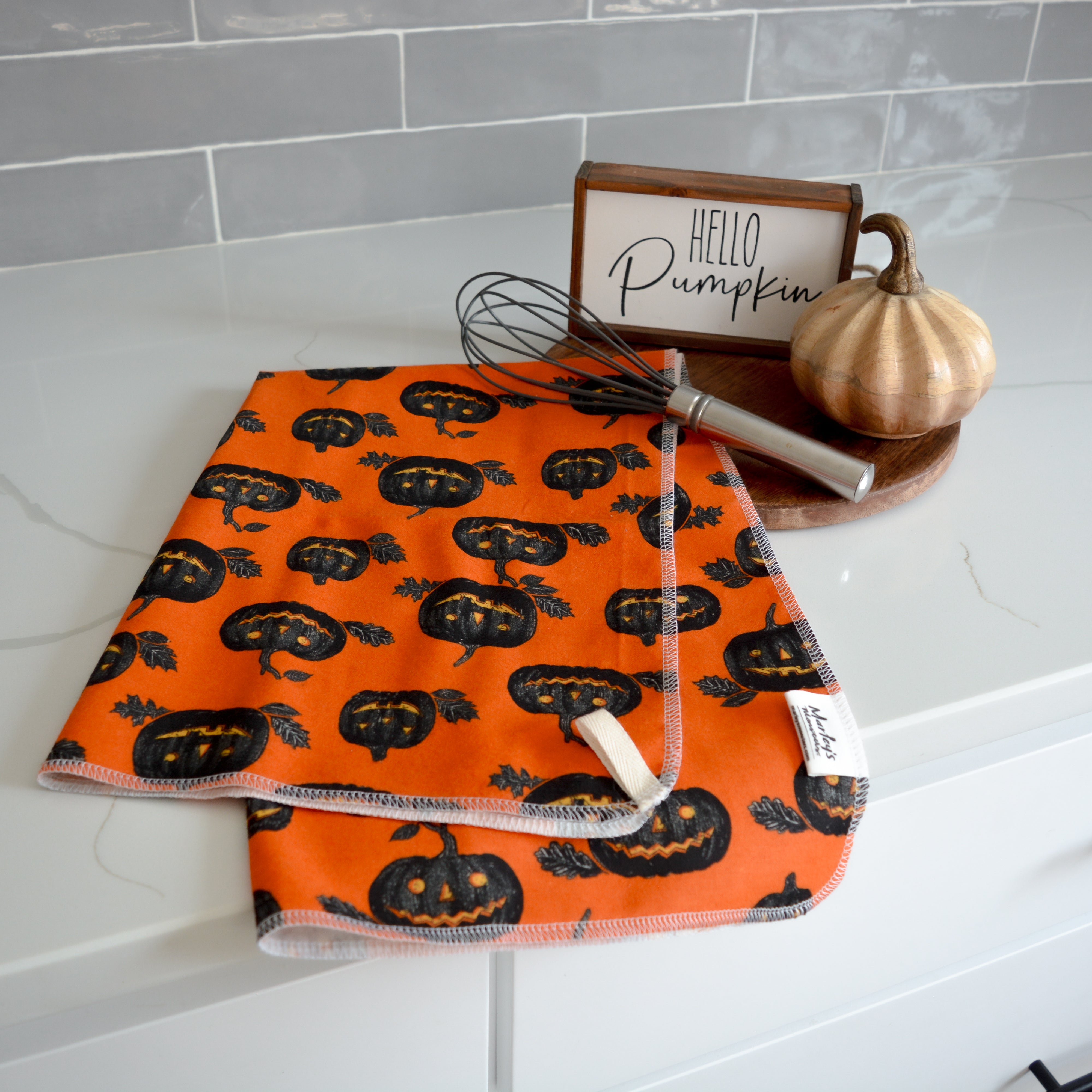 Kitchen Tea Towel: Spooky Spirit Prints