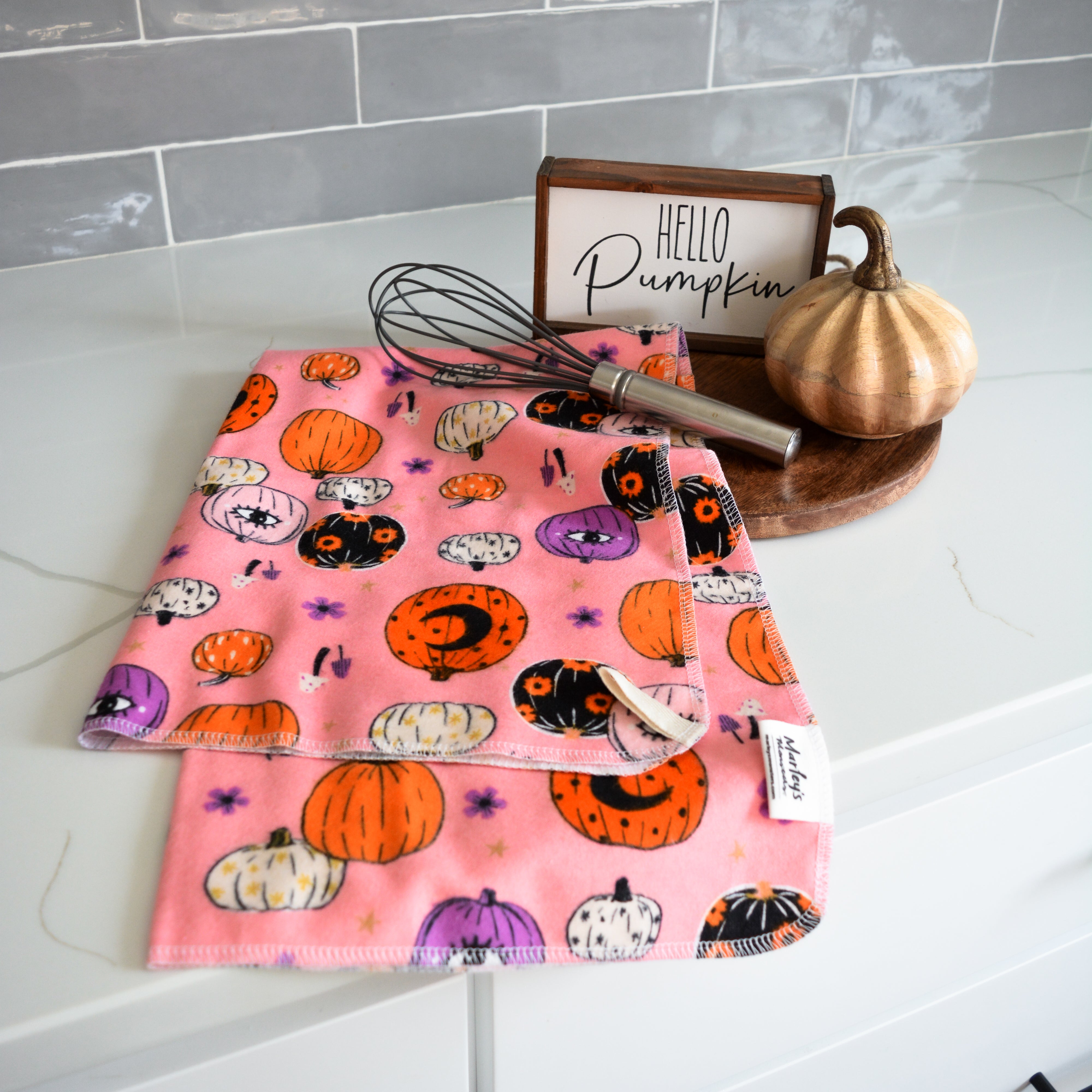 Kitchen Tea Towel: Spooky Spirit Prints