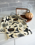 Kitchen Tea Towel: Spooky Spirit Prints