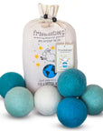 100% Pure Wool Dryer Balls: Set Of 6