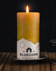 Beeswax Pillar Candle: 100% Pure