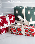 Reusable Gift Wrap: Holiday Prints