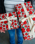 Reusable Gift Wrap: Holiday Prints