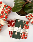 Reusable Gift Wrap: Holiday Prints