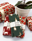 Reusable Gift Wrap: Holiday Prints