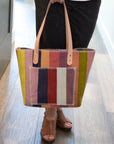 Marley’s Everything Tote: Scrap Felt - Earthy Rainbow