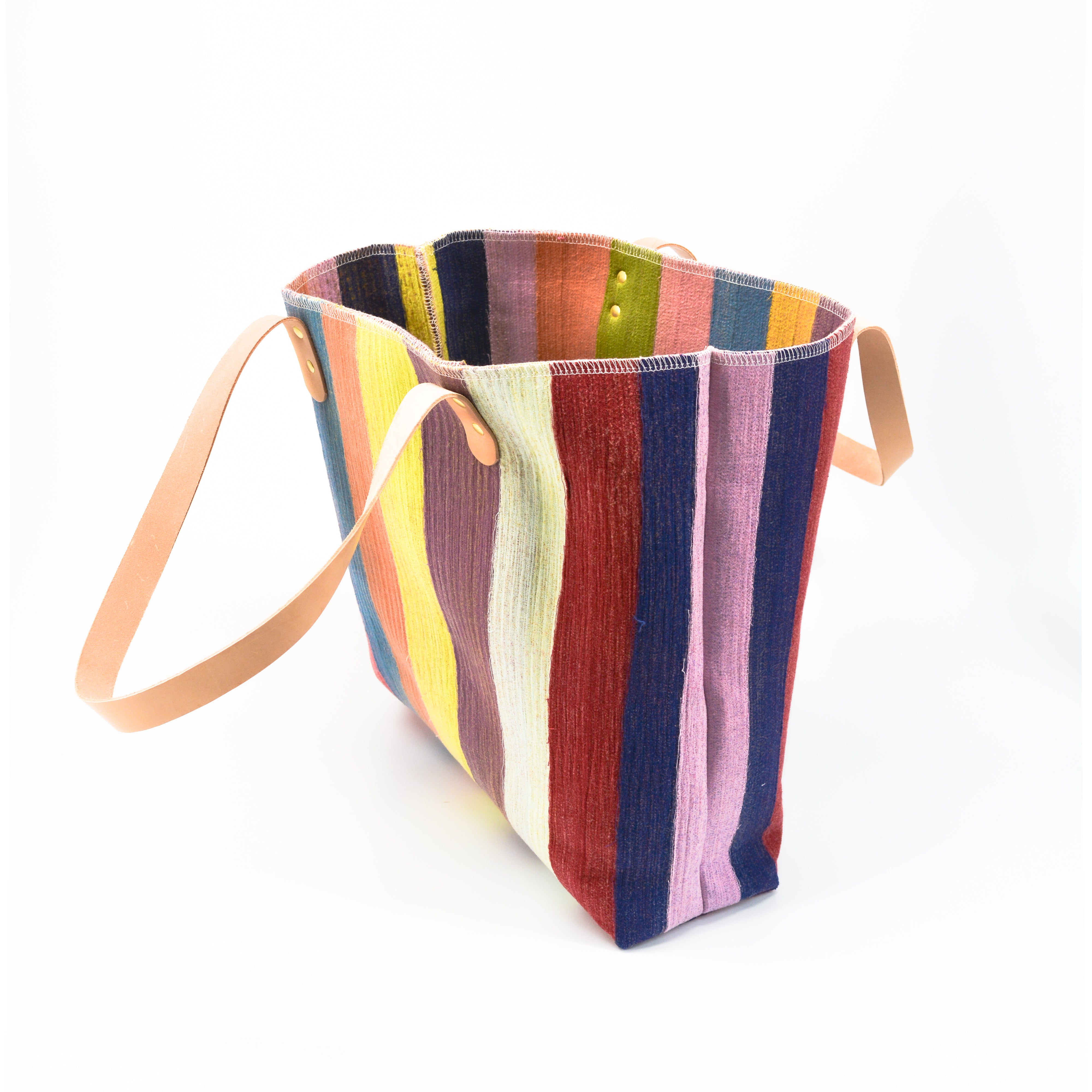 Marley’s Everything Tote: Scrap Felt - Earthy Rainbow