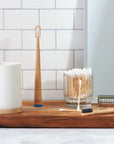 Self Standing Bamboo Toothbrush: Pack of 4