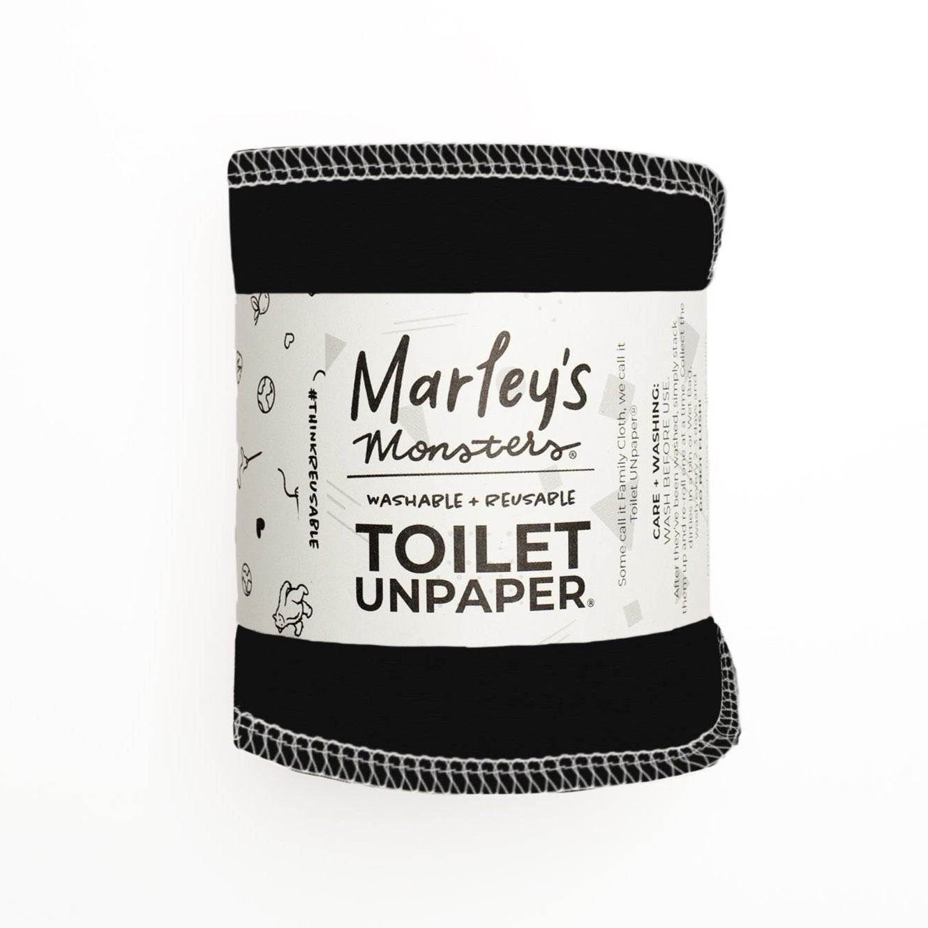 Toilet UNpaper® Roll: Black