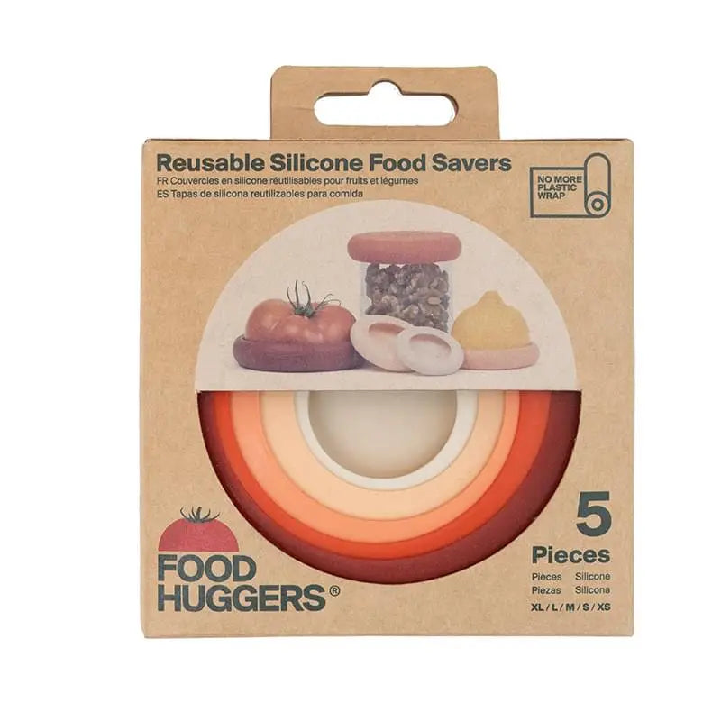 Food Huggers: Set of 5 Plastic Free Food Covers