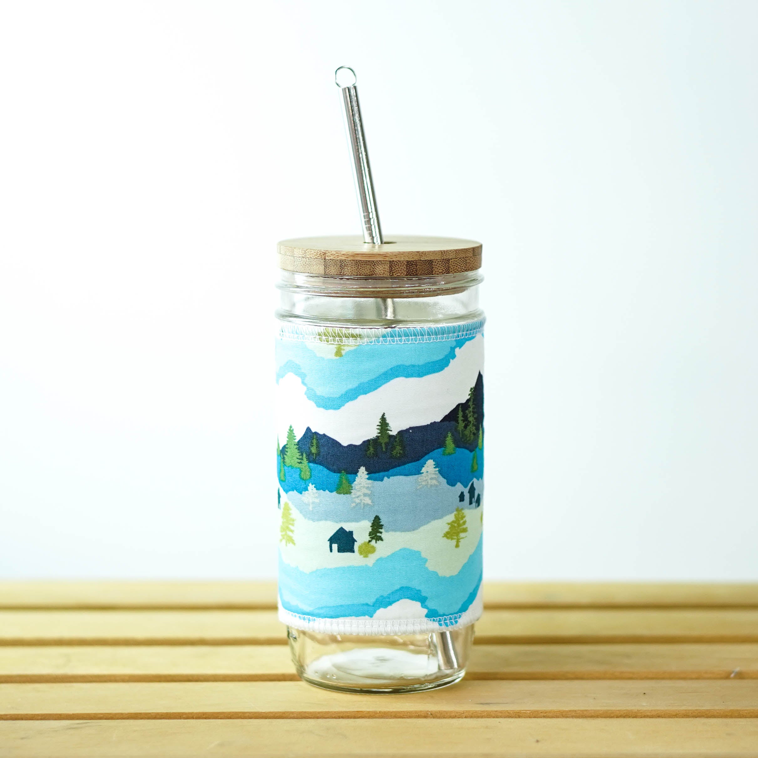 *Discontinued* Glass Tumbler: Sleeve Only - Suprise Prints