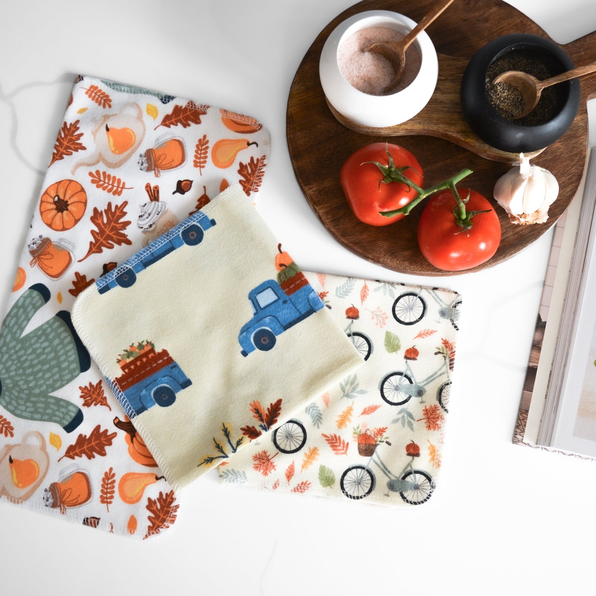 All-Purpose Towels: Fall Prints - Marley&#39;s Monsters