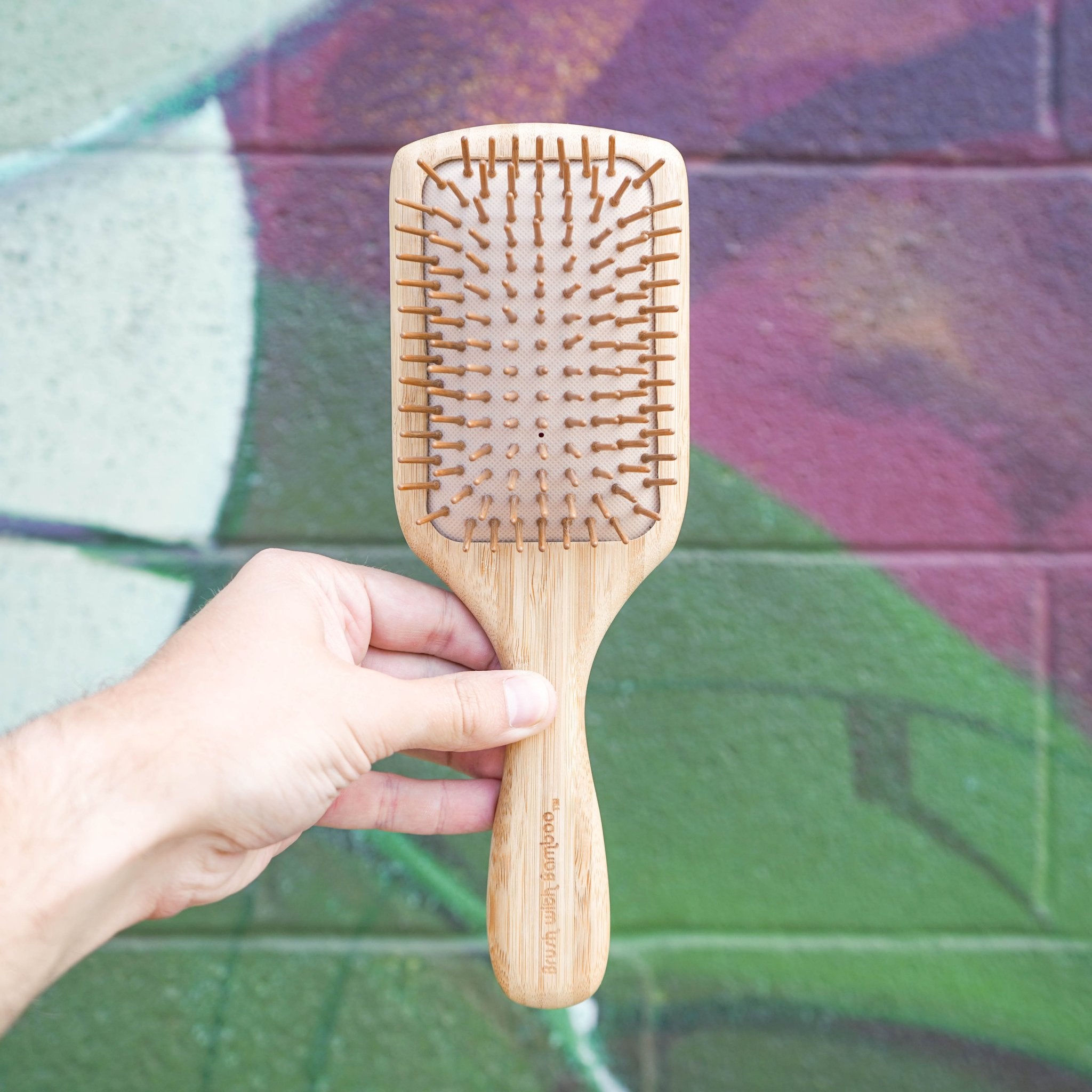 Bamboo Hairbrush - Marley's Monsters