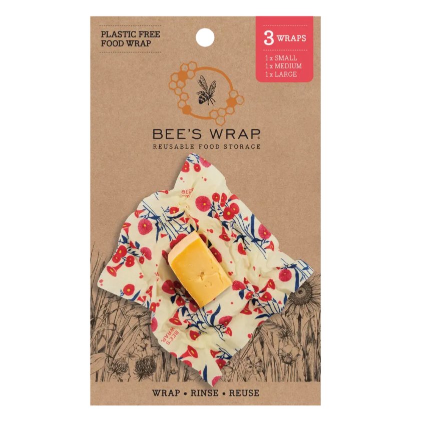 Reusable Beeswax Wraps for Food, Set of 6 Organic Wax Wraps for Food  Reusable; Reusable Beeswax Paper Food Wrap; Reusable Wax Food Wrap for  Bread