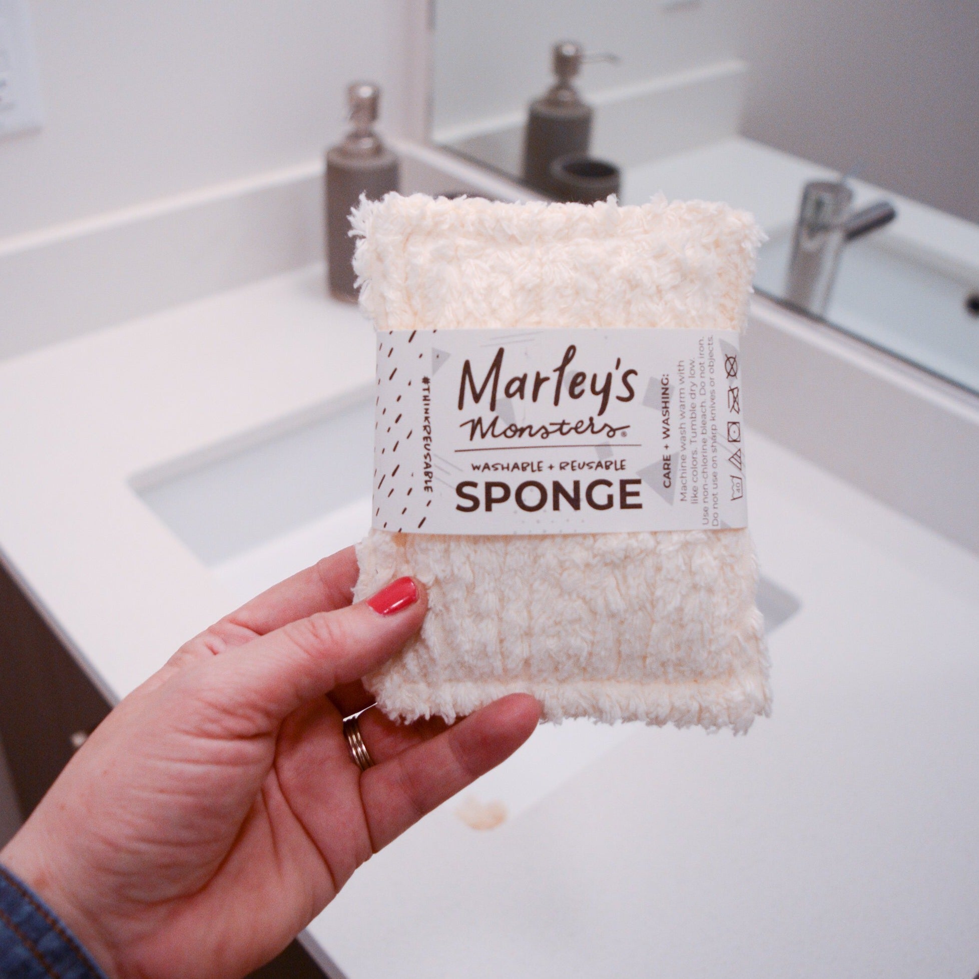 Chenille Washable Sponge - Marley's Monsters