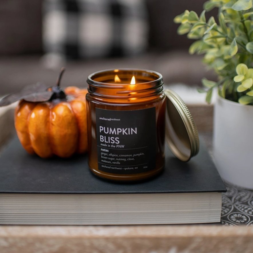 Cotton Wick Soy Candle: Fall Scents - Marley's Monsters