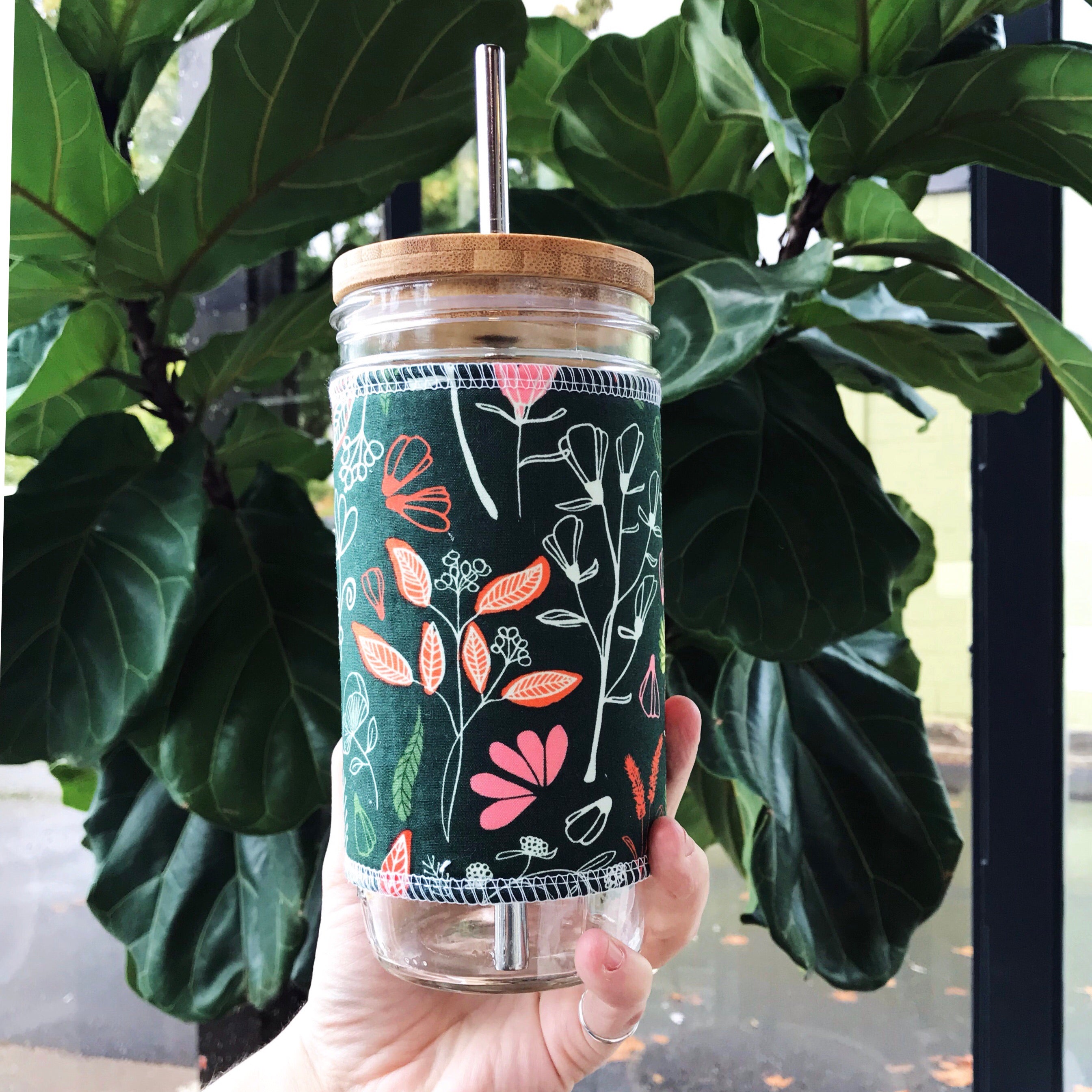 *Discontinued* Glass Tumbler: Sleeve Only - Suprise Prints