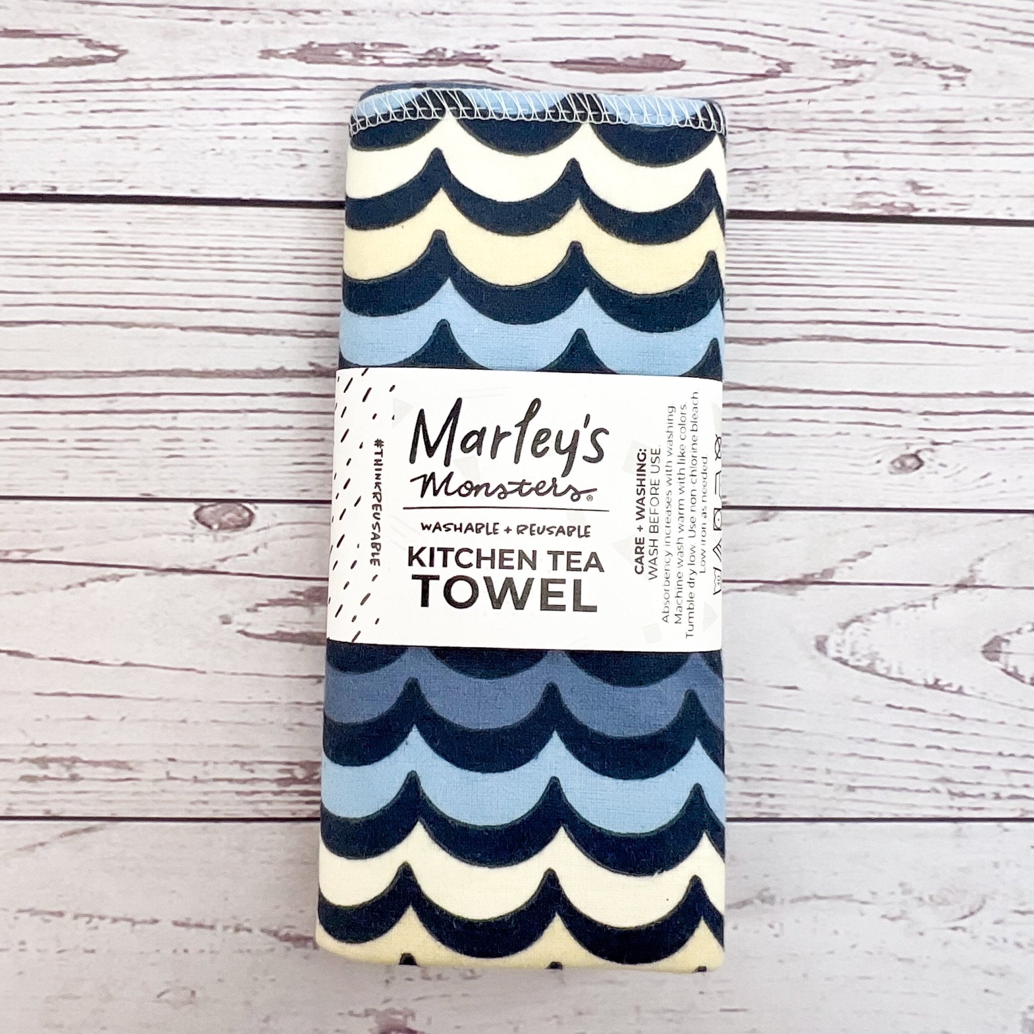 Kitchen Tea Towel: Air B N' Beach Prints | Marley's Monsters Colorful Fish