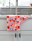 Kitchen Tea Towel: Valentine's Day Prints - Marley's Monsters