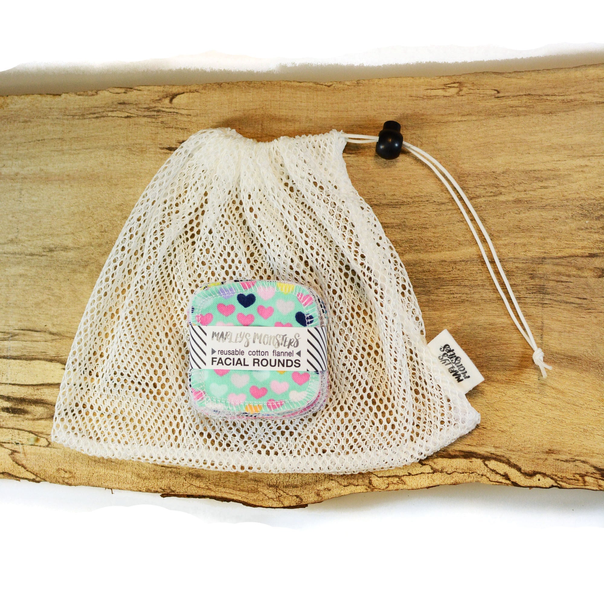 Mesh Laundry Bag &amp; Facial Rounds Set - Marley&#39;s Monsters