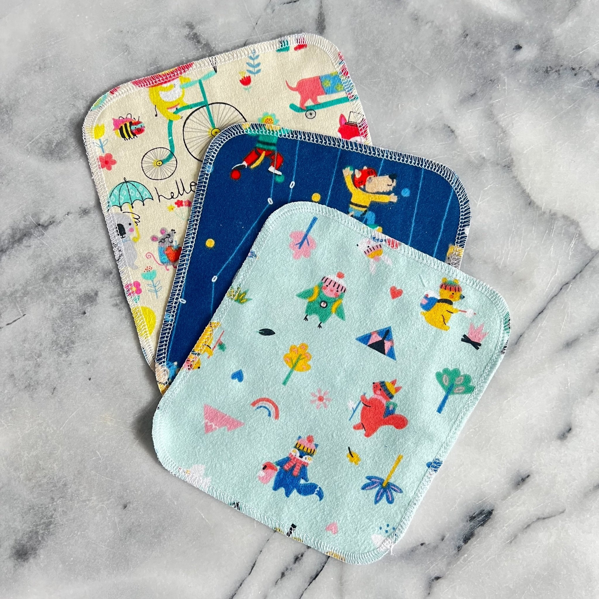 **Overstock** Cloth Wipes: Themed Prints - Marley's Monsters