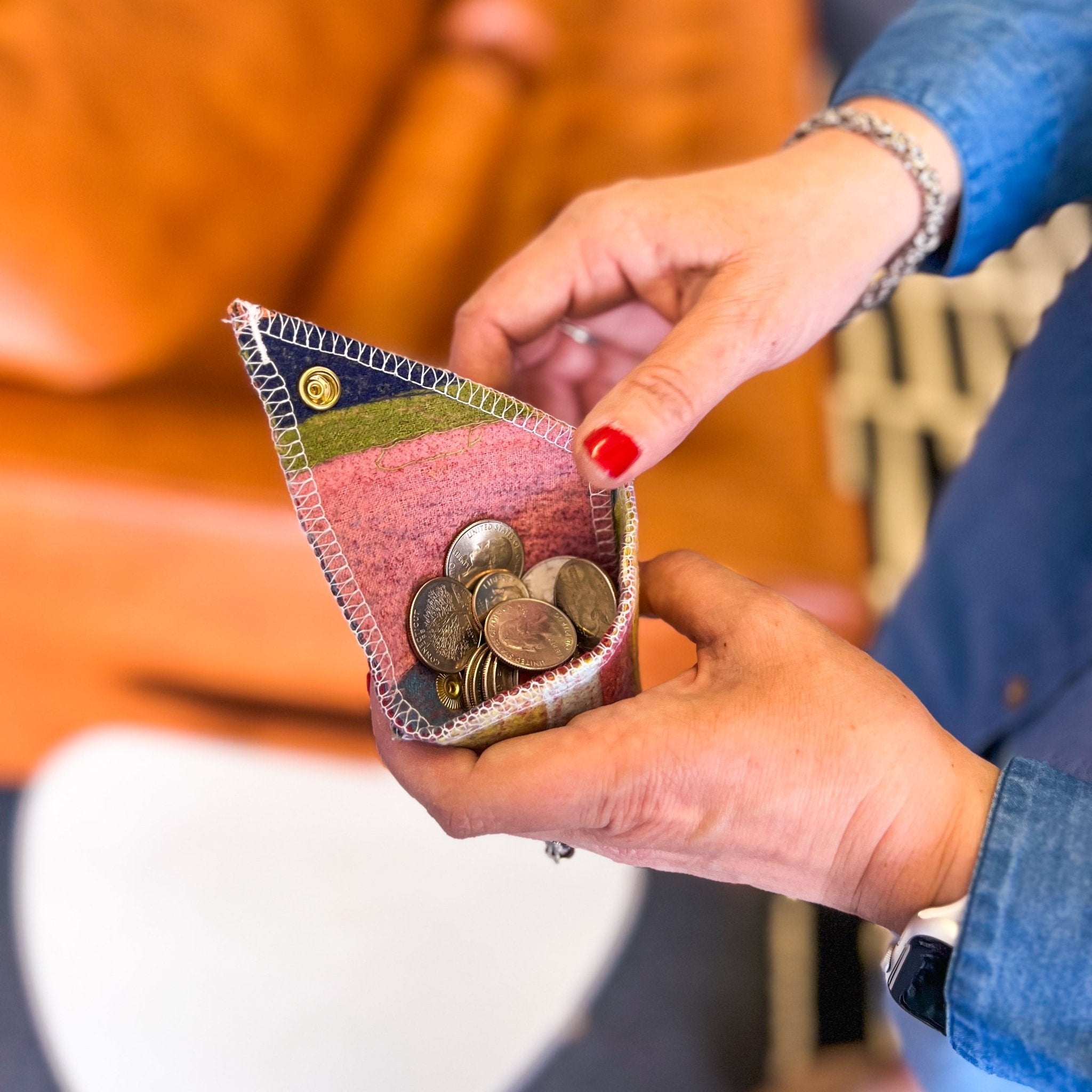 Scrap Felt Coin Purse - Marley&#39;s Monsters