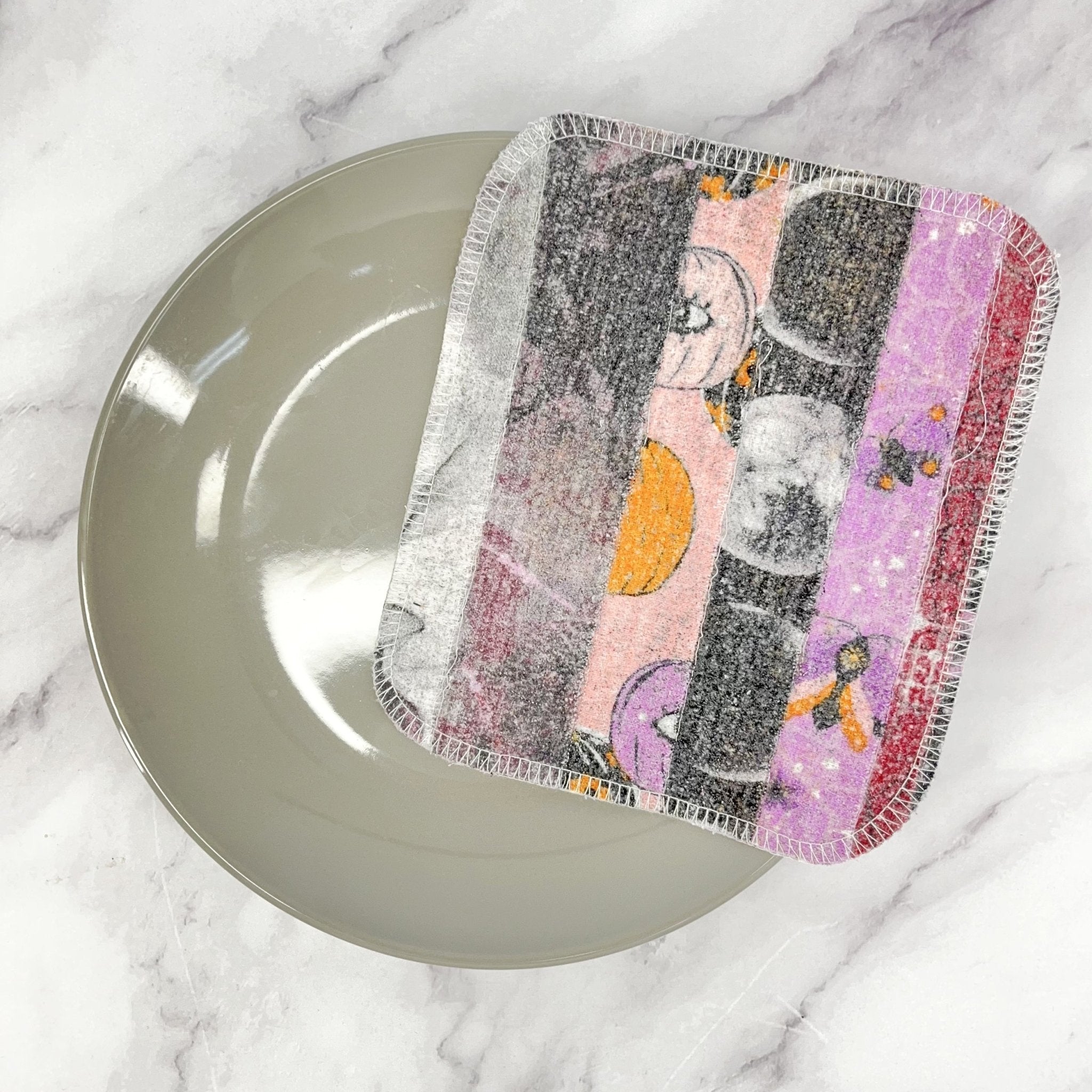 Scrap Felt Dish Cloth - Dish Cloth | Marley's Monsters Surprise Prints