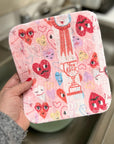 Scrap Felt Dish Cloth: Valentine's Day Prints - Marley's Monsters