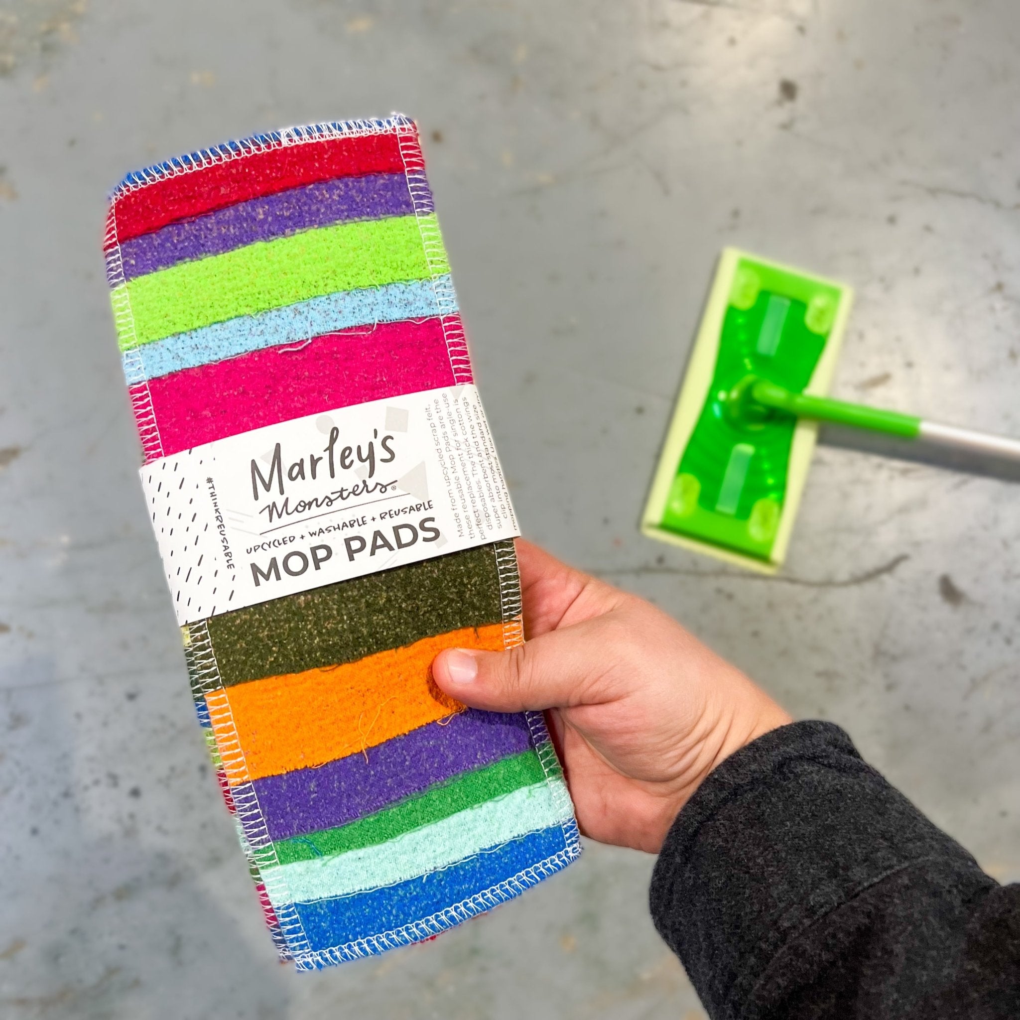 Scrap Felt Scrubbers - Dish Scrubbers | Marley's Monsters Surprise Prints