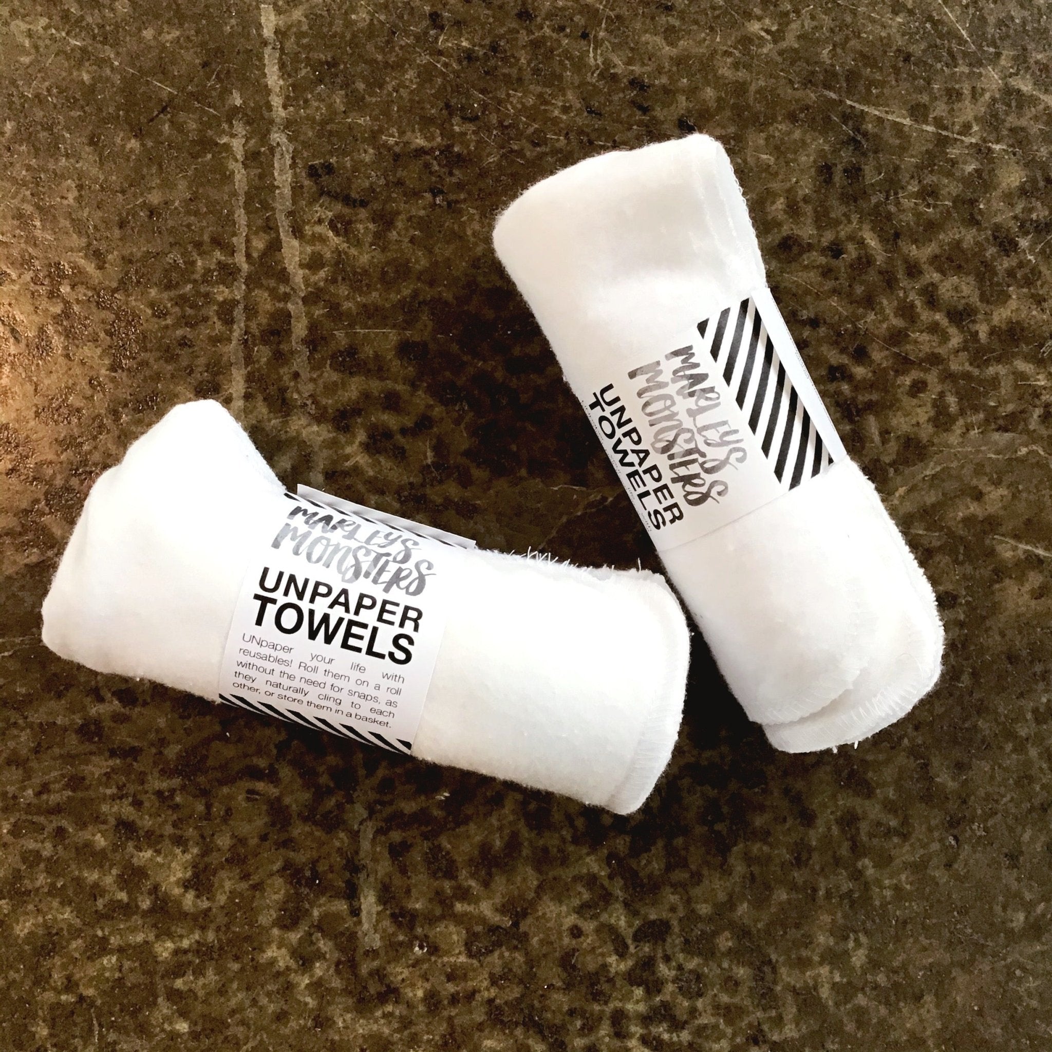 *Seconds* 6 UNpaper® Towels: White - Marley's Monsters