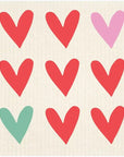 Swedish Dish Cloth: Valentine's Day Prints - Marley's Monsters