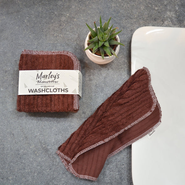 Marley's Monsters Bamboo Washcloths Set of 4 - Simple Good